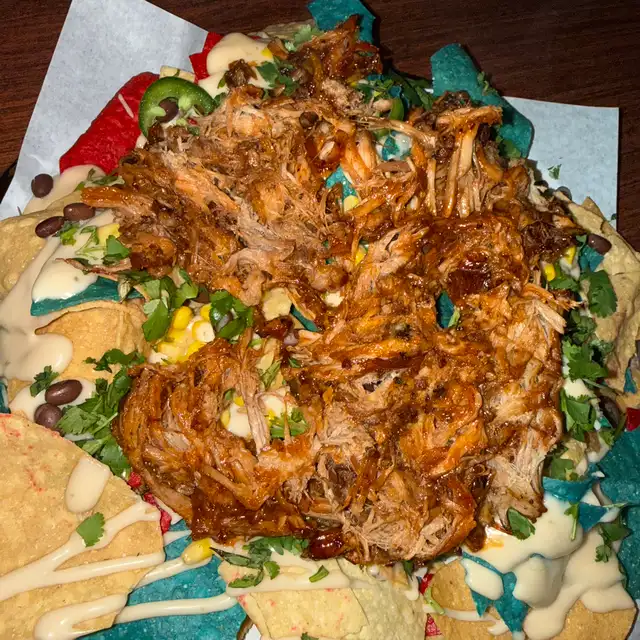 Pulled Pork Nachos.
