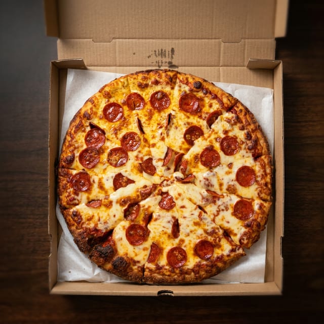 2 Toppings Pizza.